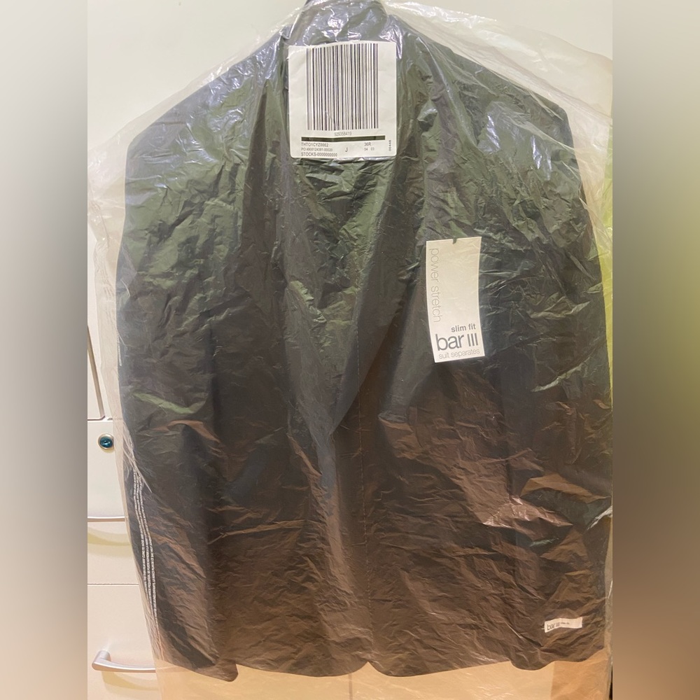 Brand new black Bar III slim fit suit jacket and blue suit jacket - Picture 2 of 9